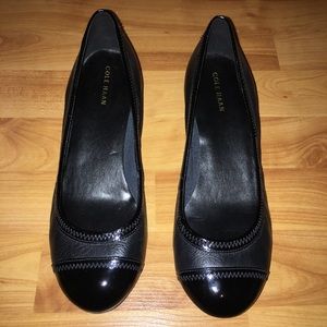Leather and Patent Leather Black Cole Haan Shoes